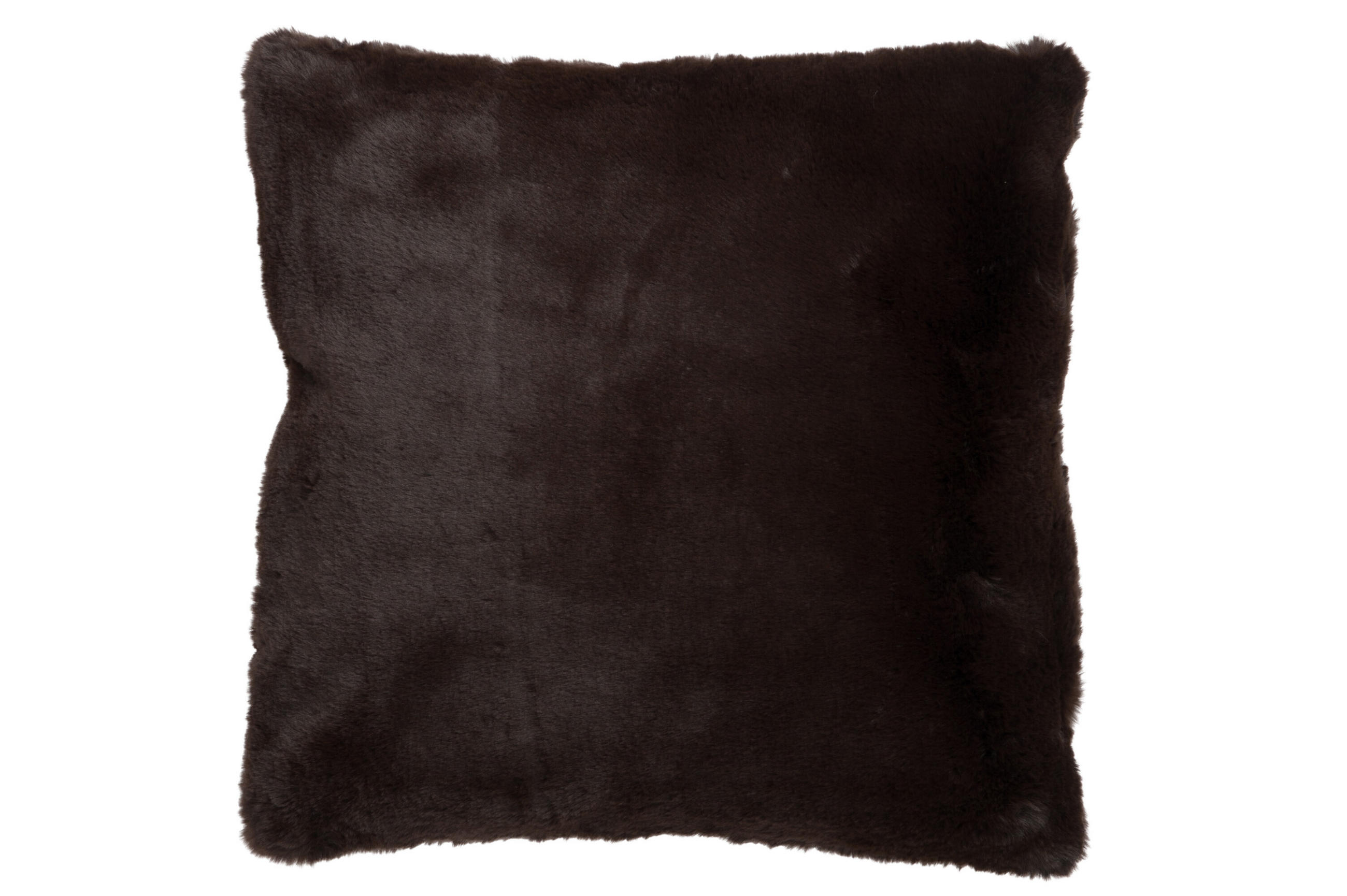 J-Line Kissen Dunkelbraun 45x45 cm