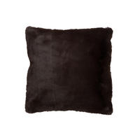KISSEN CUTIE - Plüsch - Braun - Dunkelbraun, Textil (45/45cm) - J-Line
