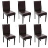 ESSZIMMERSTUHL Braun 6er-Set - Braun, Textil (43/90/56cm) - MCW