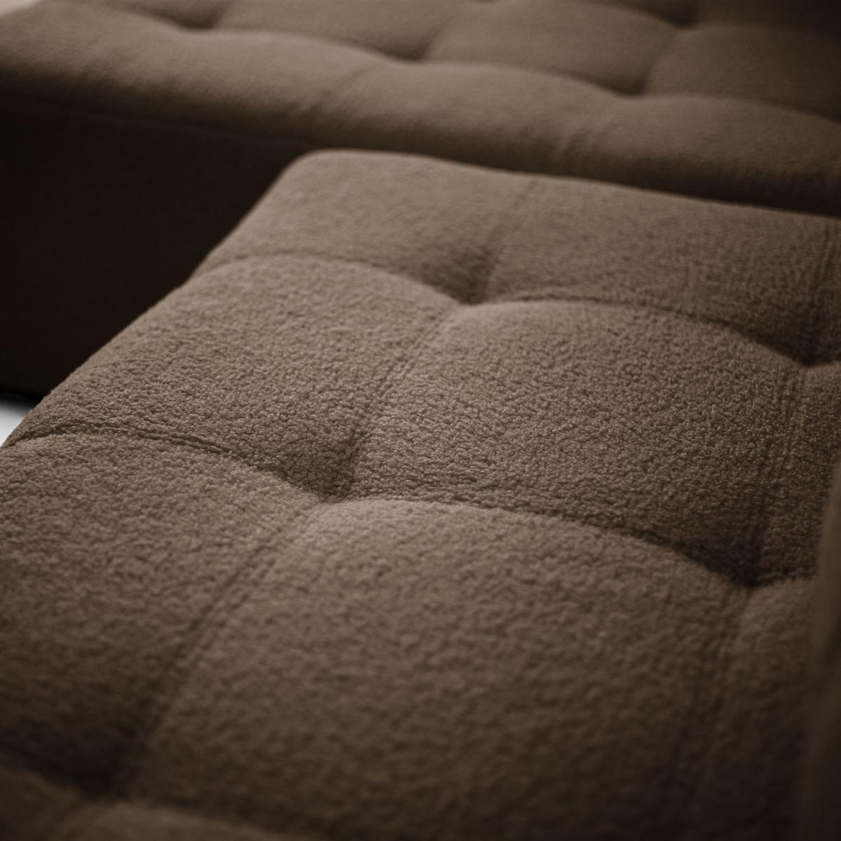 ECKSOFA ASTON mit Schlaffunktion und Bettkasten - Braun, Textil (261/143cm) - Lookway