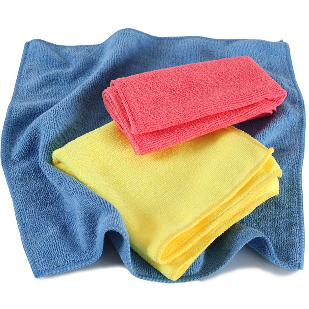 MIKROFASERTÜCHER 6er Set, bunt - Multicolor, Textil (35/35/5cm) - tectake