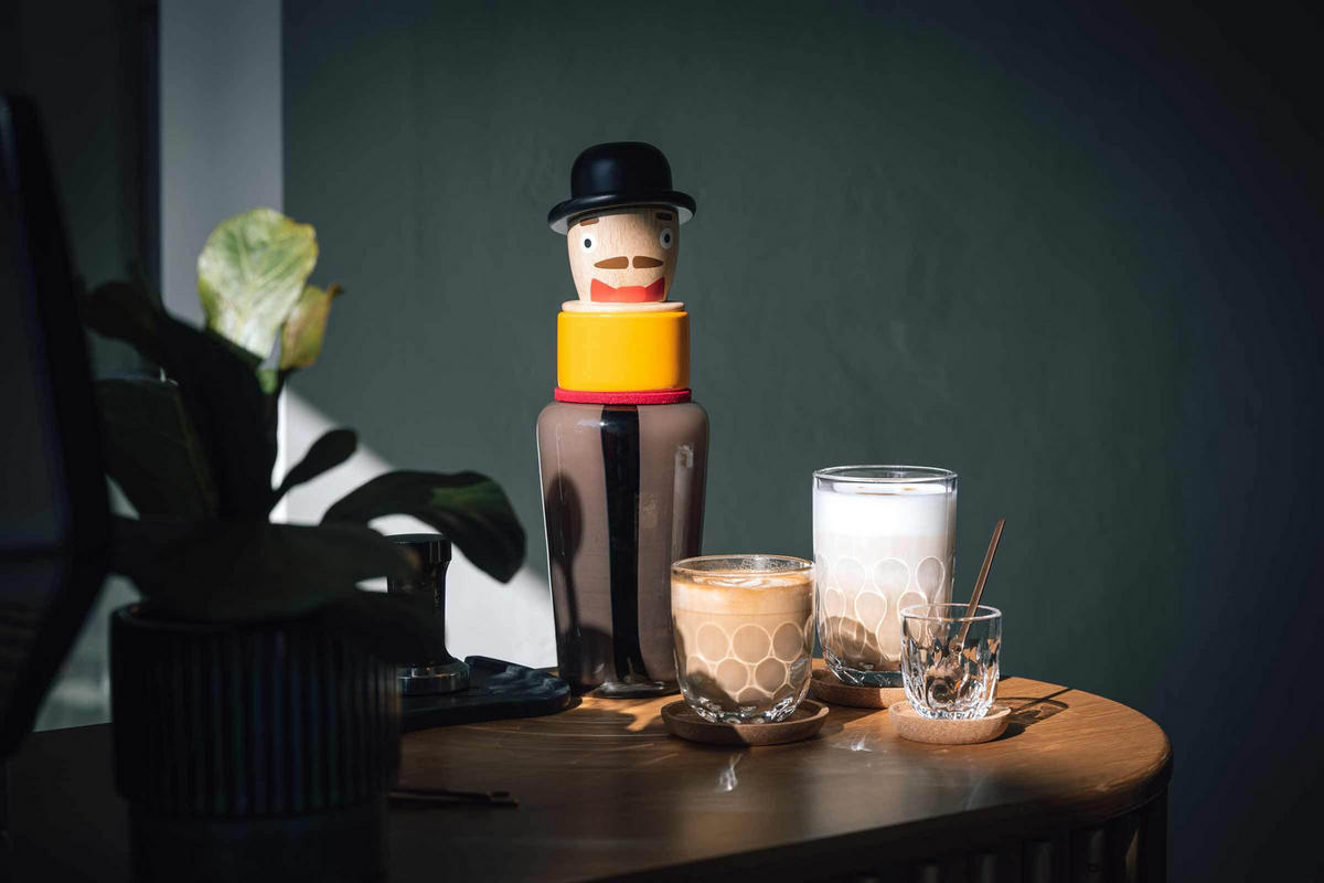 LATTE MACCHIATO GLÄSER (3) Gocce transparent 390 ml 6er Set - Transparent, Glas (0.39L) - Leonardo Living