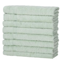 GÄSTETÜCHER 30x50 cm 450g/m2 im 8er Set, Gästetuch Grün - Grün, Textil (35/50cm) - Carpe Sonno