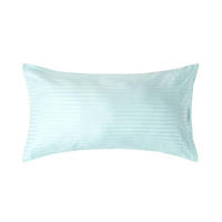 KISSENBEZUG Damast, Ägyptische Baumwolle, Fadendichte 330 - Blau, Textil (50/90cm) - Homescapes