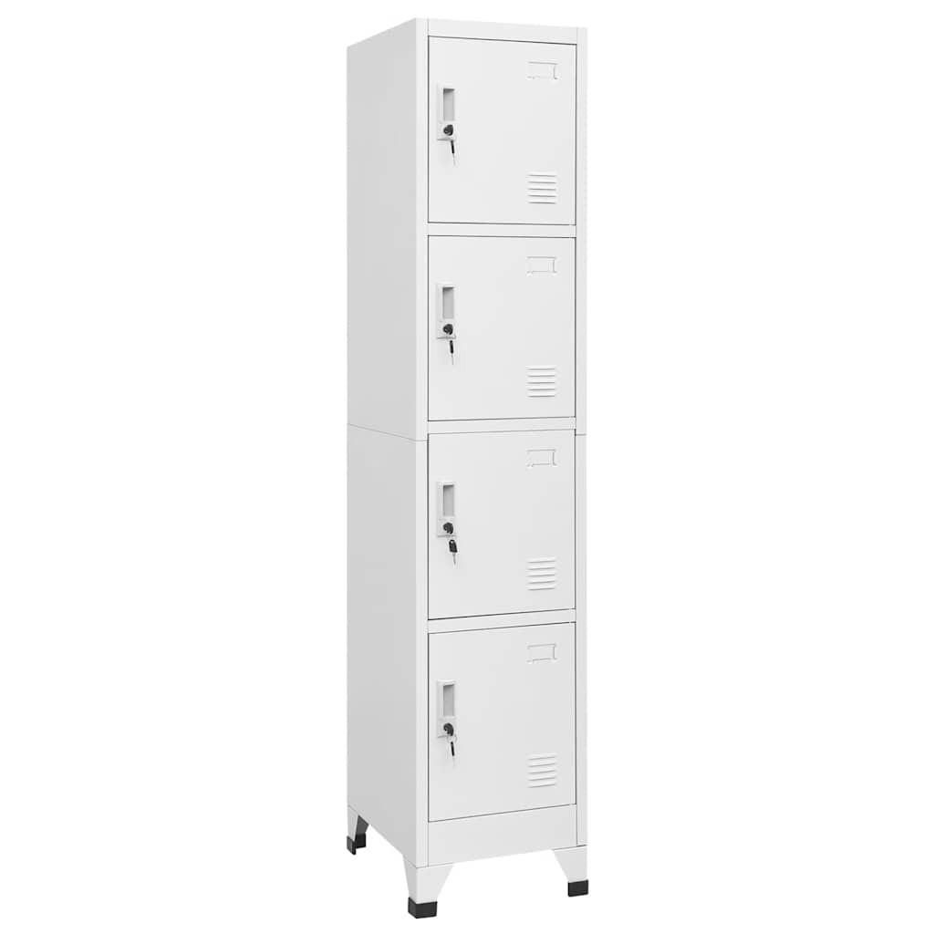 vidaXL Schliessfachschrank Grau 45x180x38 cm