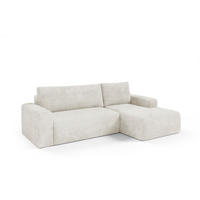 ECKSOFA Romeo 3 Sitzplätze Weiß - Weiß, Holz (268/163cm) - Petits-meubles