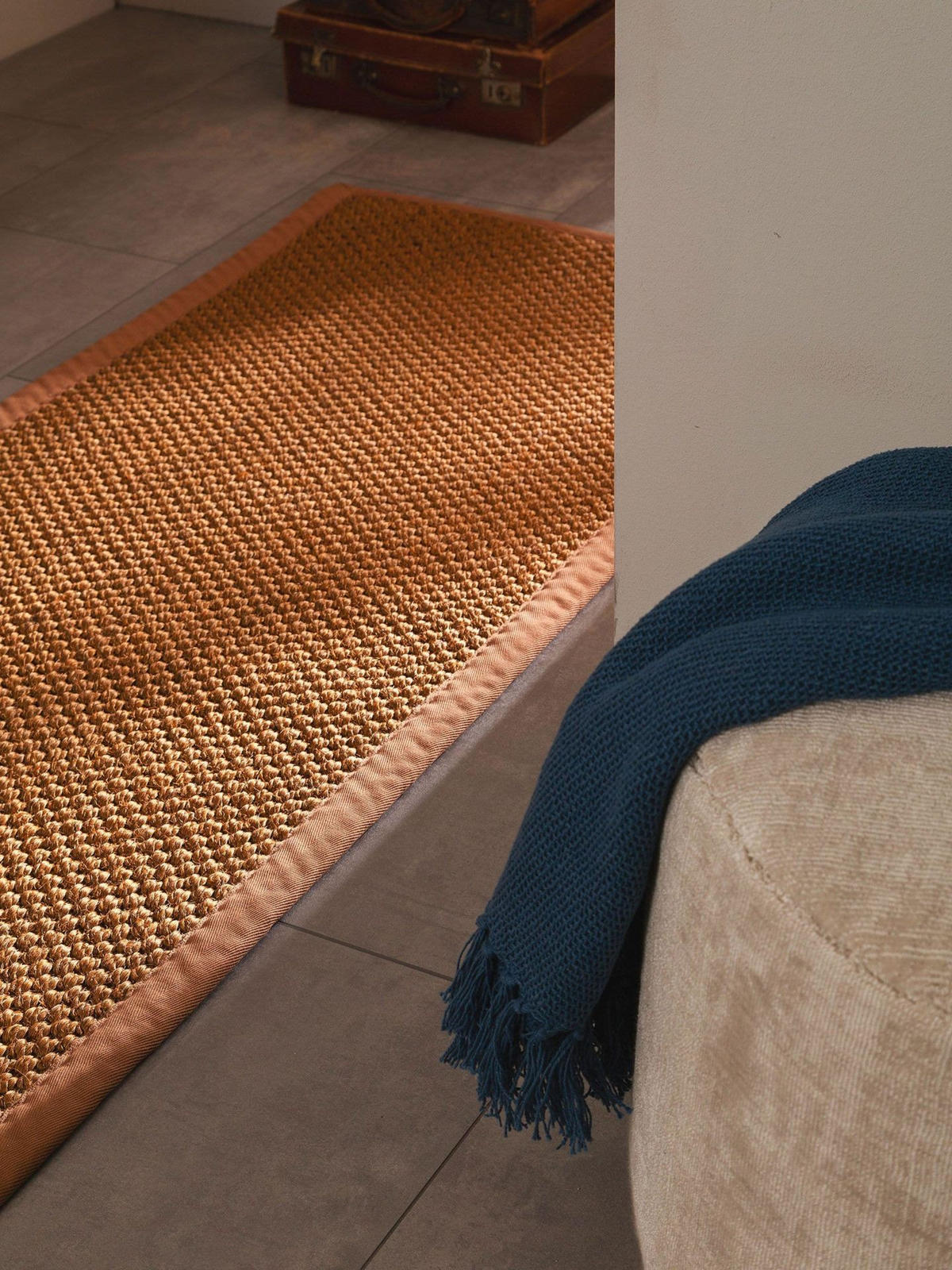 TEPPICH Sisal Greta Hellbraun - Braun, Naturmaterialien (70/1cm) - KUNSTLOFT