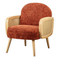 SESSEL Holz Terrakotta - Rot, Holz (60/76/64cm) - Nordlys