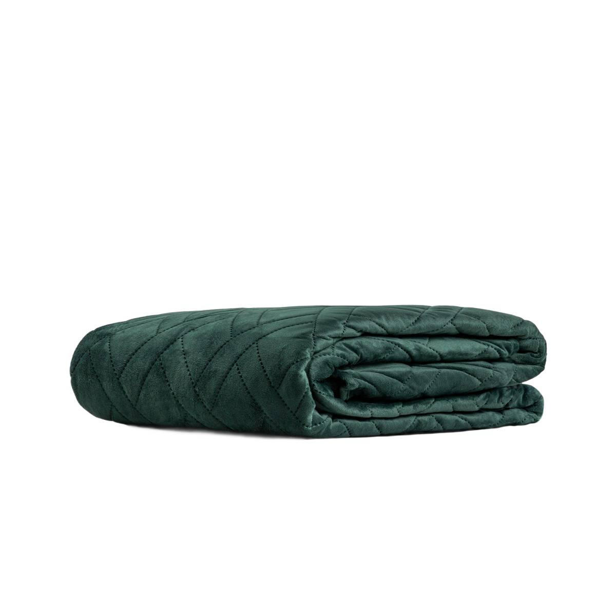 TAGESDECKE Tuala grün 200/220 cm - Grün, Textil (200/220cm) - Homla