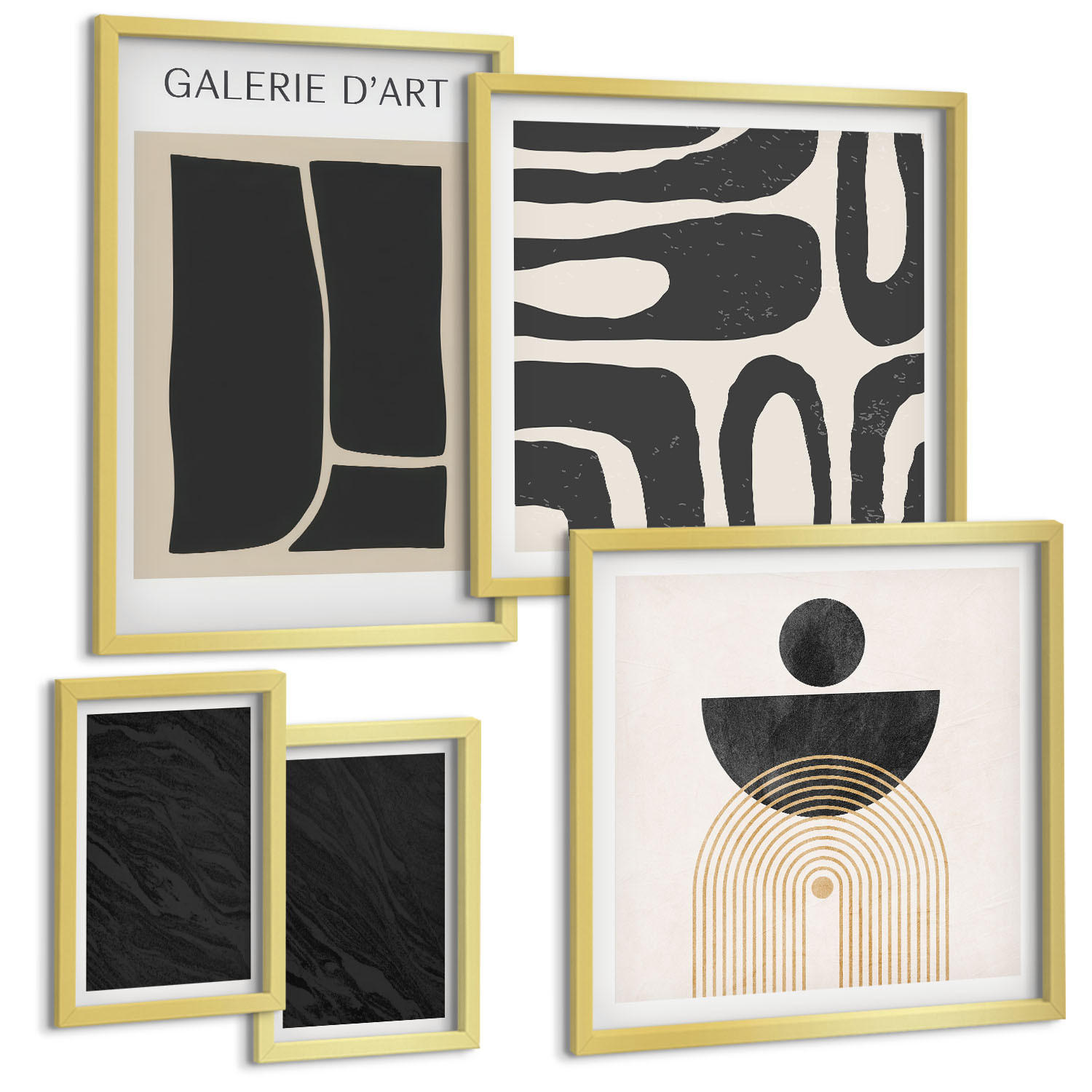 Tulup Bilder Gold 40x60 cm