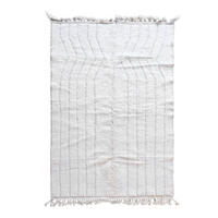 BERBERTEPPICH aus Marokko aus reiner Wolle 250x 350 cm - Weiß, Naturmaterialien (250/350cm) - AFK Living