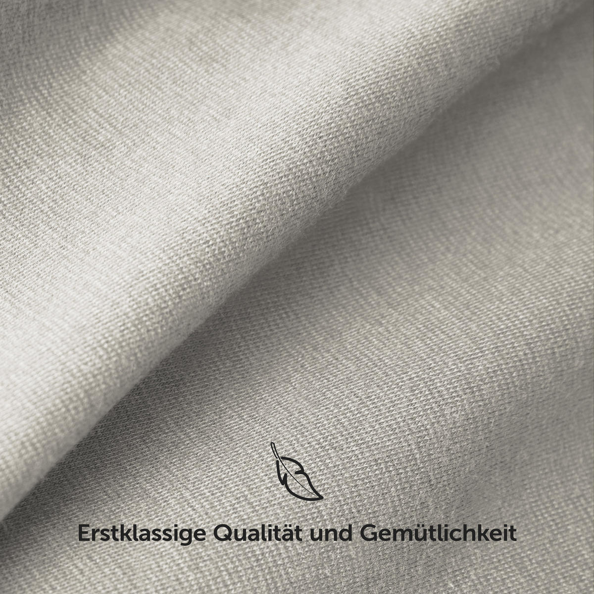 SPANNBETTLAKEN 180/220 cm Hellgrau - Hellgrau, Textil (180/220cm) - Blumtal