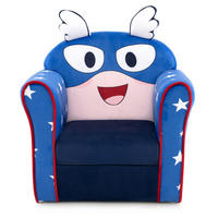 KINDERSOFA 54cm Blau - Blau, Holz (40/54/50cm) - COSTWAY