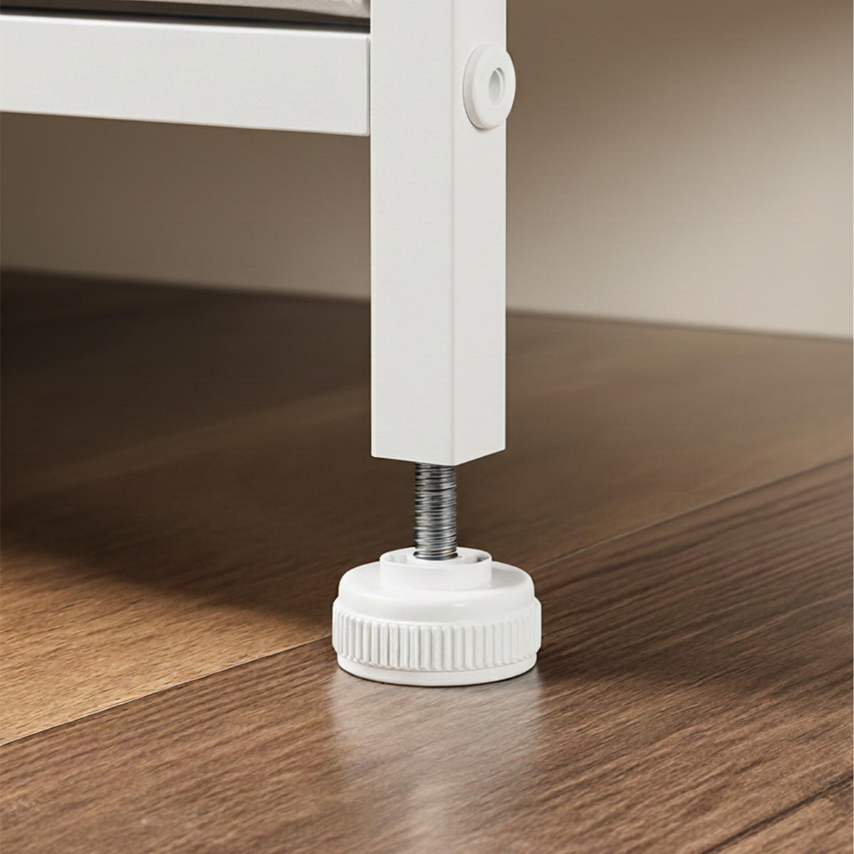 KOMMODE - Weiß, Holzwerkstoff/Textil (85/98/28.5cm) - Relaxdays