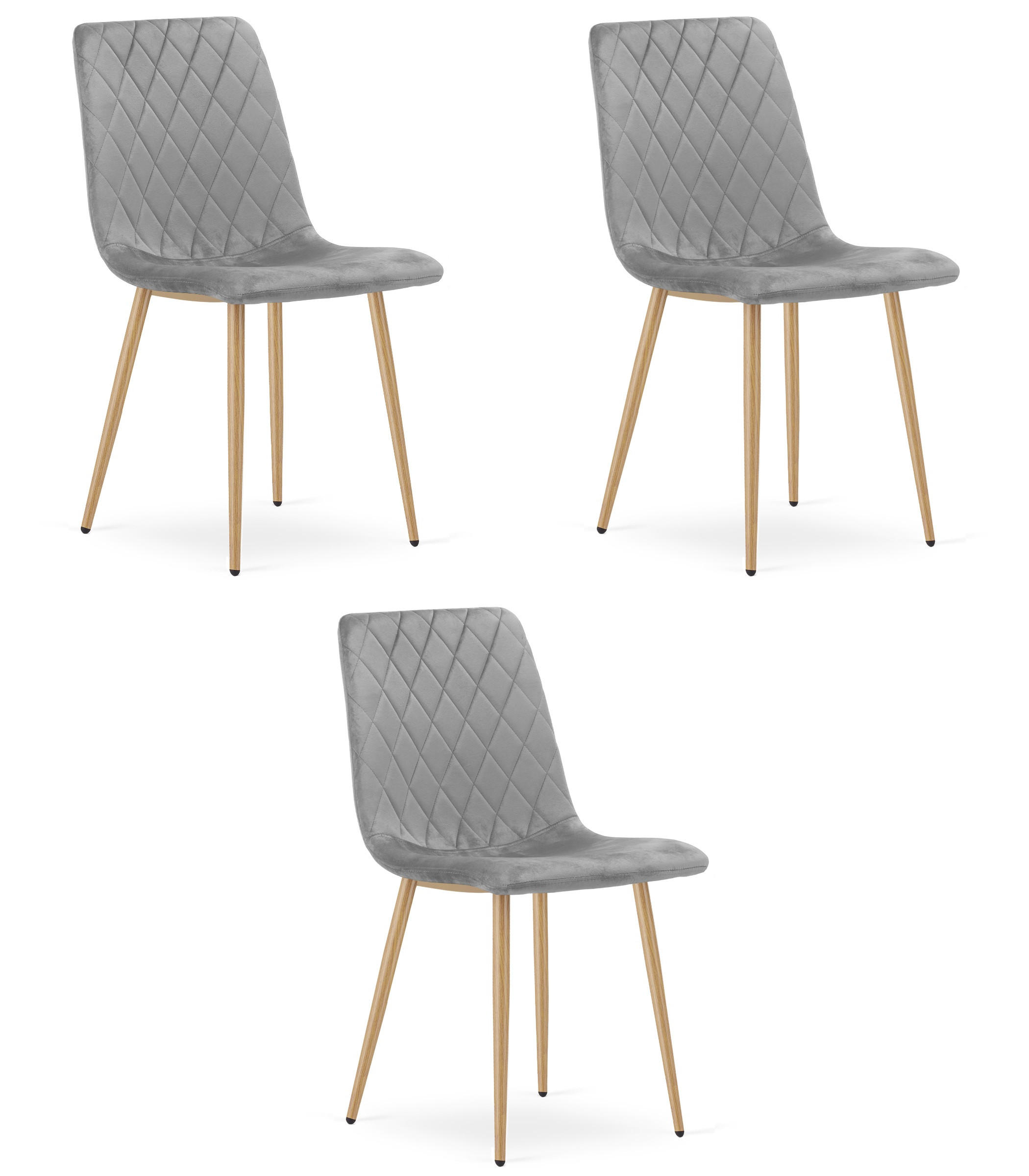 Valora Esszimmerstuhl Hellgrau 44.5x88.5x53 cm