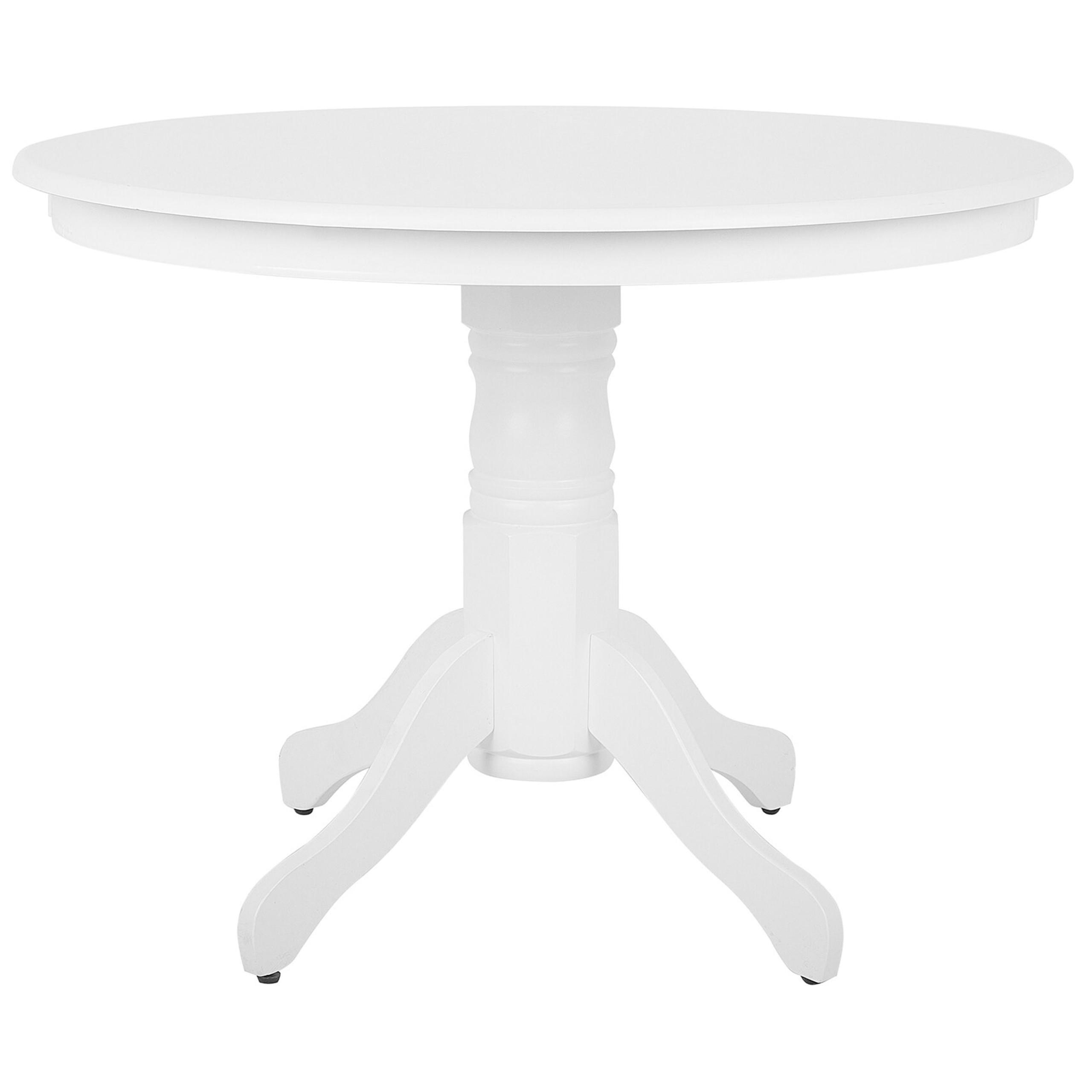 MASĂ DE BUCĂTĂRIE 100/100/76 cm albă rotundă Akron