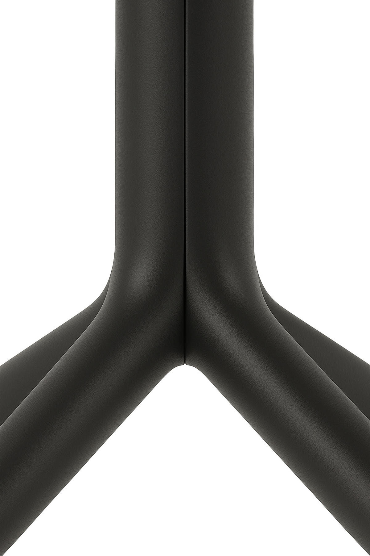GARTENTISCH eckig 80/80/74 cm Kunststoff Schwarz - Schwarz, Kunststoff (80/80/74cm) - CLP