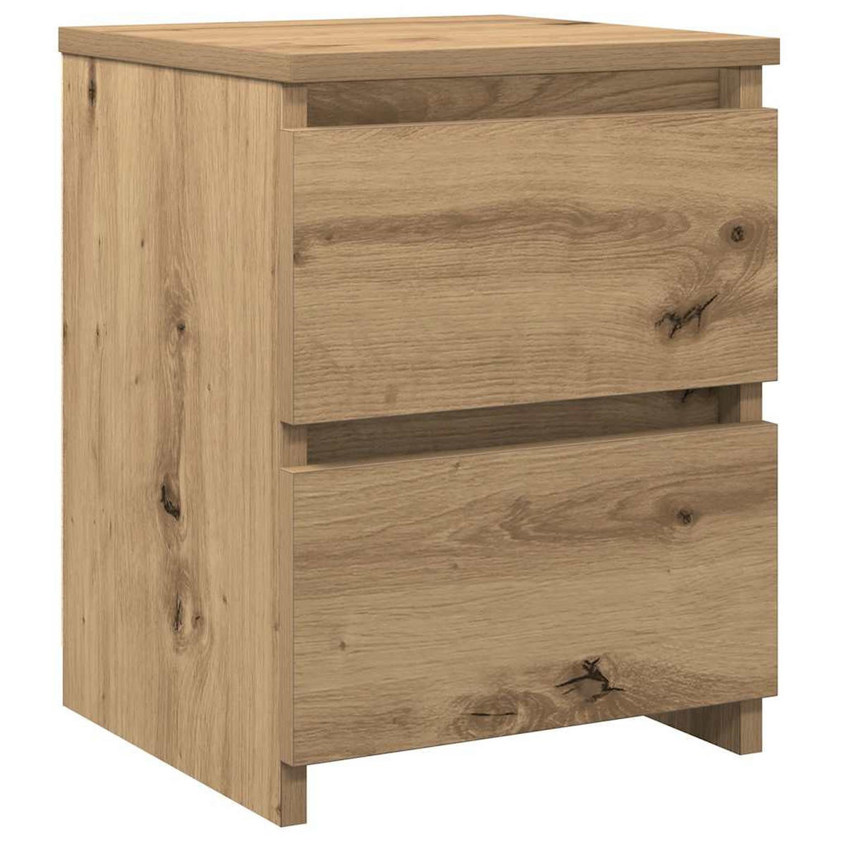 NACHTTISCHE 2Er Set Artisan-Eiche 30/30/40 Cm Holzwerkstoff - Braun, Holzwerkstoff (30/40/30cm) - vidaXL