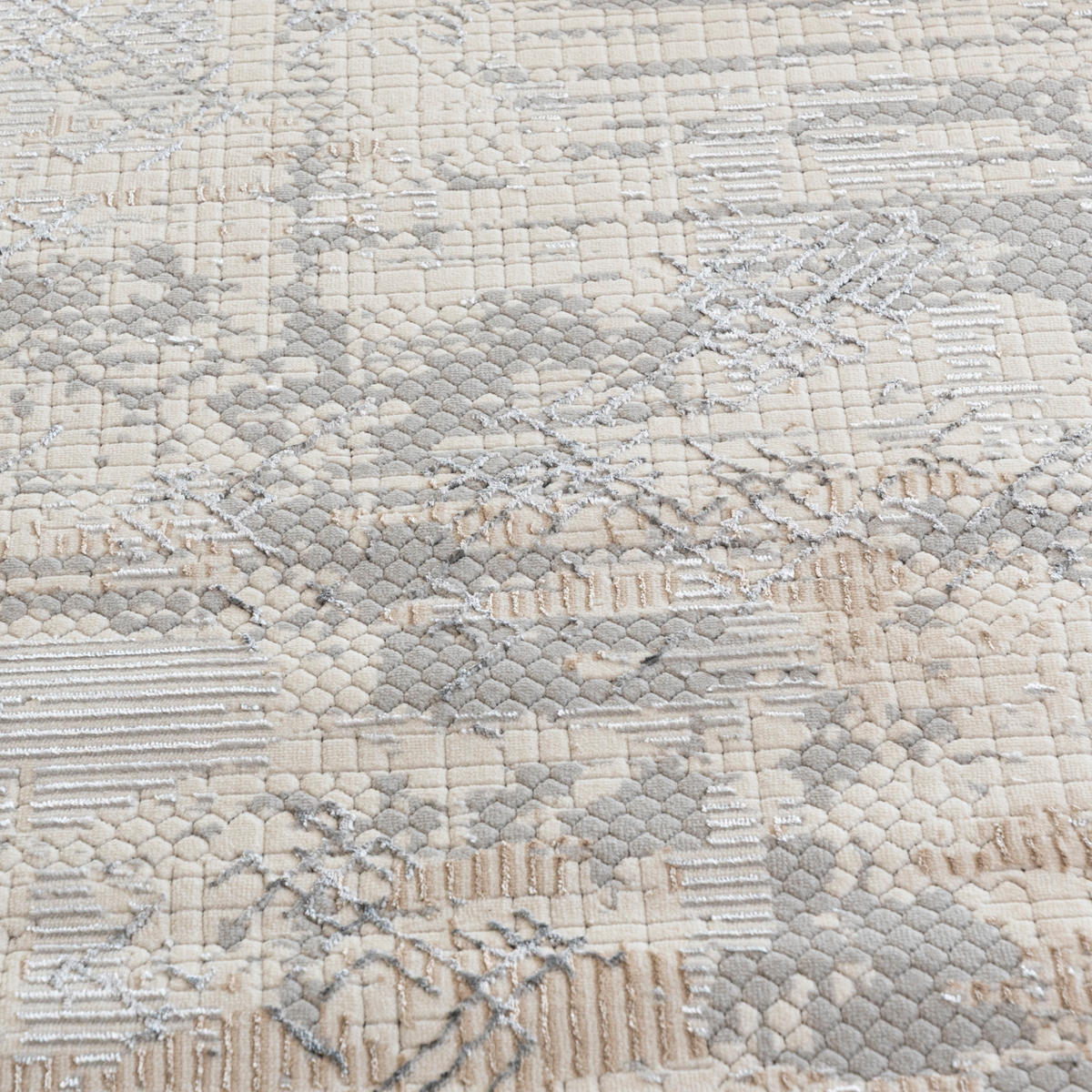 MAZOVIA TEPPICH UD30A - Braun, Grün - 140 x 200 cm - Braun/Grün, Textil (140/200cm) - Mazovia