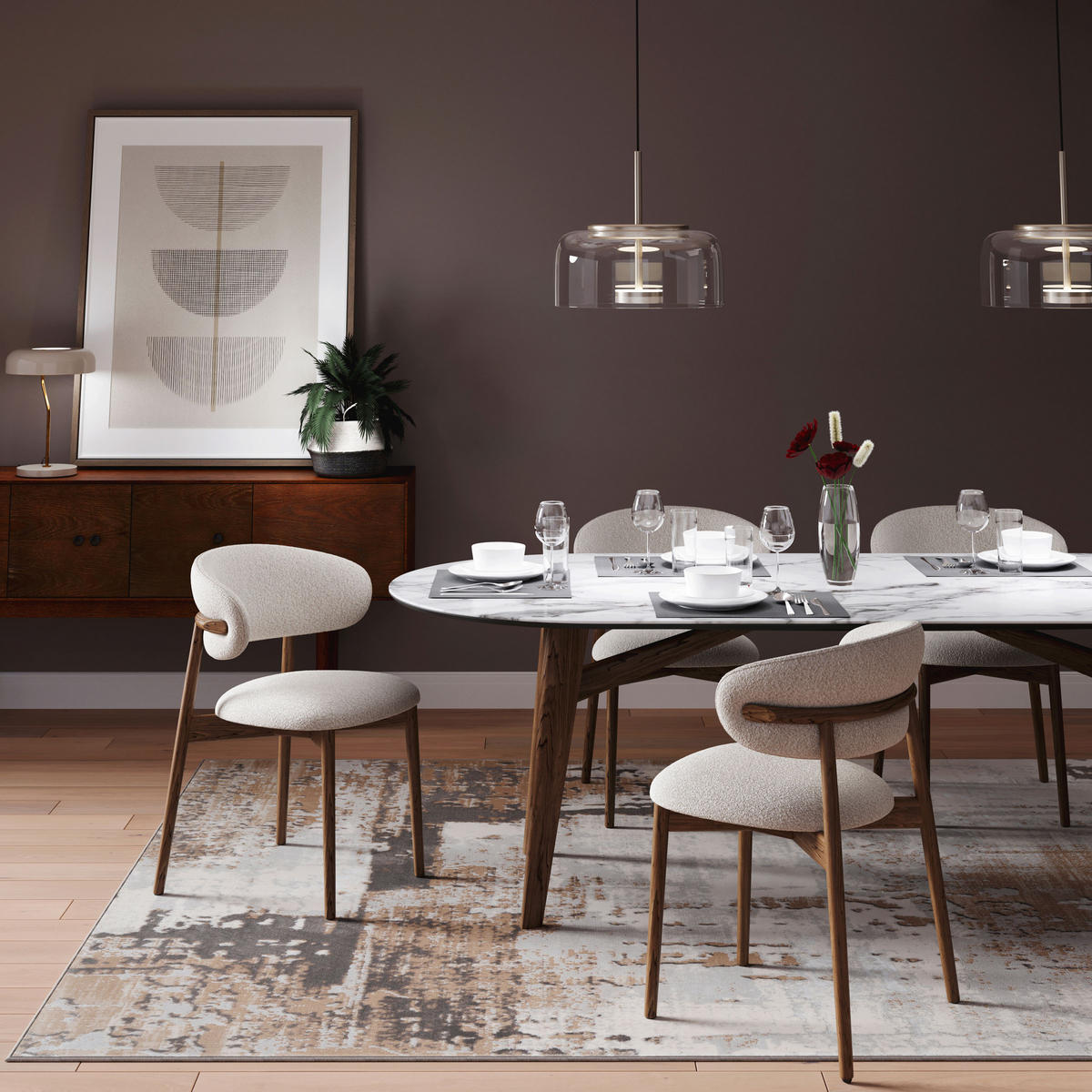 WEBTEPPICH Grace Beige - Beige, Textil (240/330cm) - Kukoon Rugs
