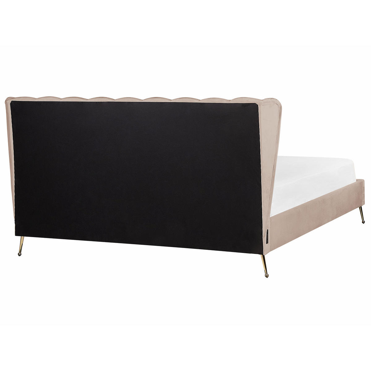 POLSTERBETT 180/200cm Taupe Miribel - Taupe, Textil (180/200cm) - Beliani