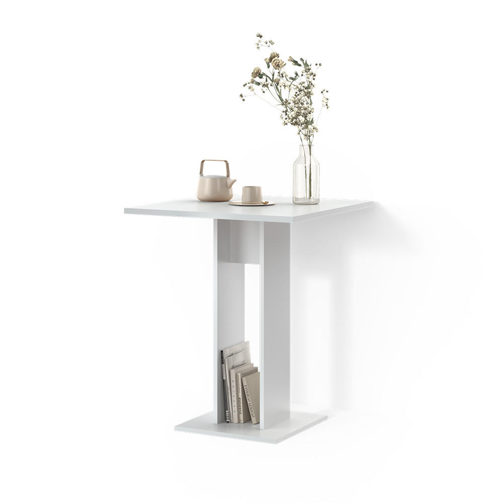 Livinity® JÍDELNÍ STŮL Regusa Bílá 65 x 78 cm