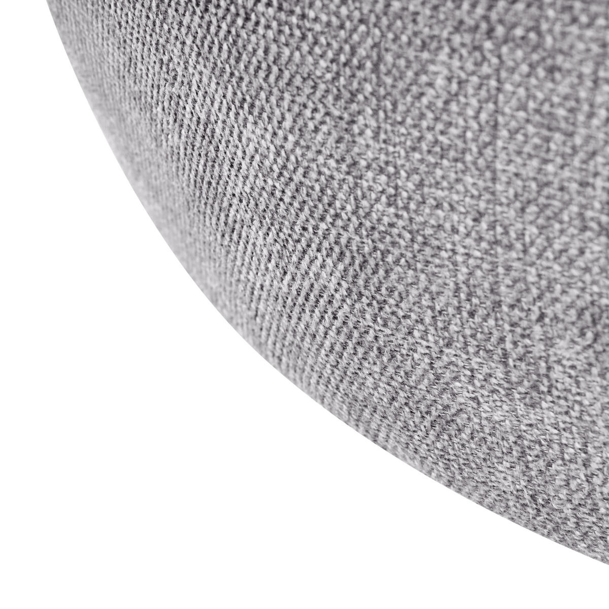 POUF Hellgrau Ashton - Hellgrau, Textil (61/43/61cm) - Beliani