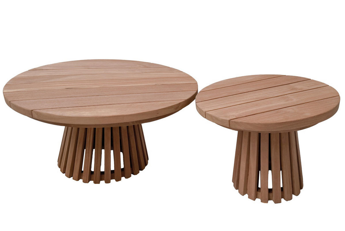 GARTENTISCH Cindo Braun 80/80/38 cm - Braun, Holz (80/80/38cm) - Livingfurn
