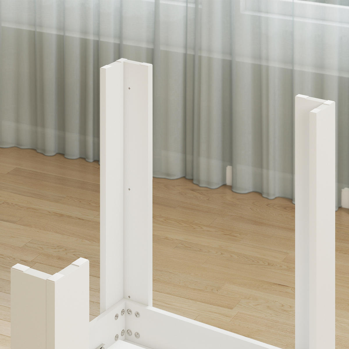 ESSTISCH Weiß 180.0/80.0/75.0 - Weiß, Holzwerkstoff (180/80/75cm)