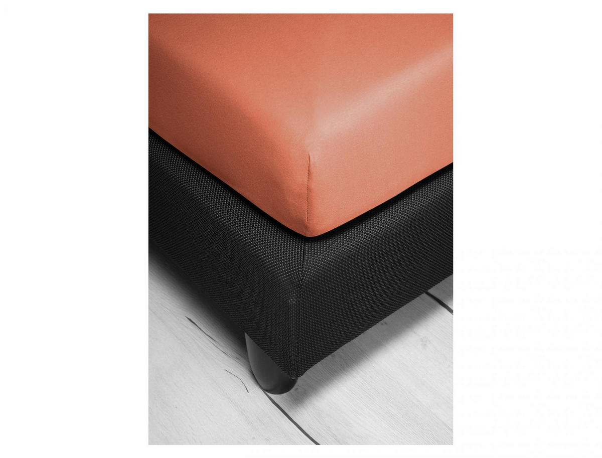 SPANNBETTTUCH MERKUR 0006 - Orange, Textil (100/200cm) - Irisette