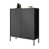 HIGHBOARD CORTADO K104 ZWEIFLUEGELIG SCHWARZ - Schwarz, Holzwerkstoff (104/125/39cm) - Lookway