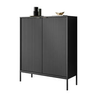 HIGHBOARD CORTADO K104 ZWEIFLUEGELIG SCHWARZ - Schwarz, Holzwerkstoff (104/125/39cm) - Lookway