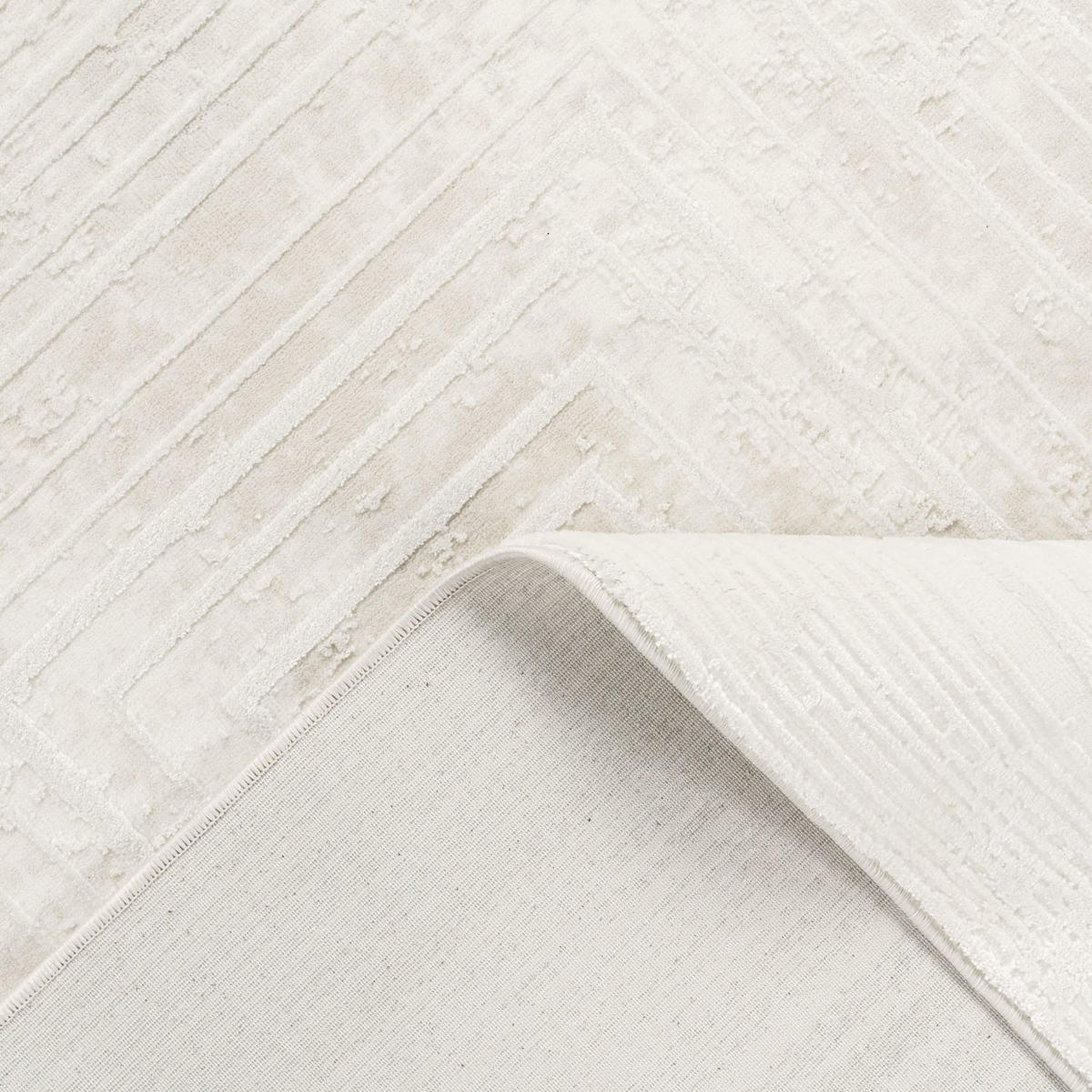 KURZFLORTEPPICH 120/170 cm Mykonos 873 - Creme, Kunststoff (120/170cm) - Paco Home