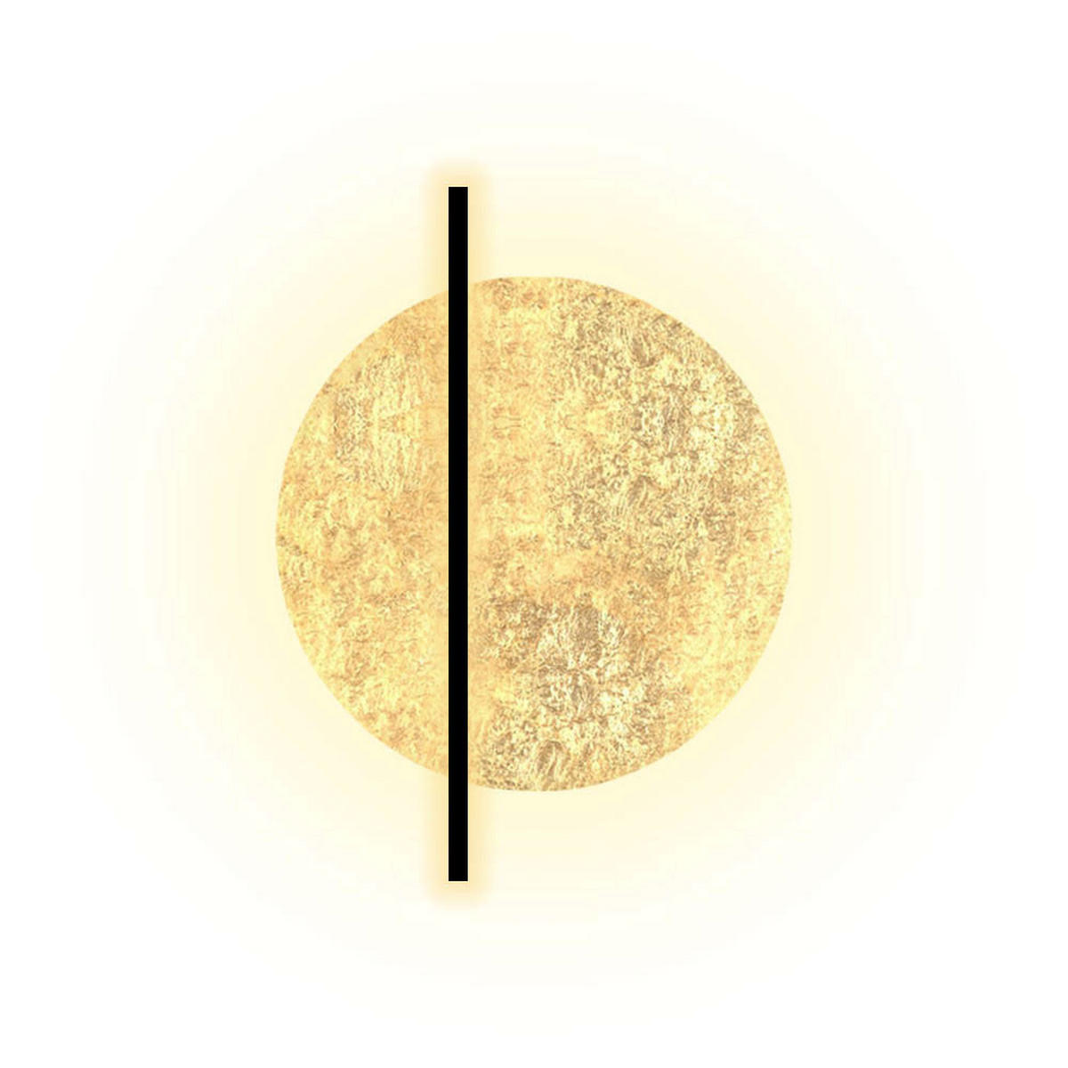 LED-WANDLAMPE Artus Gold Ø 40cm - Goldfarben, Metall (40/40/40cm) - s.luce