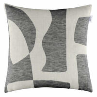 OBAL na vankúš PIECE - antracitová, textil (45/45cm) - Schöner Wohnen