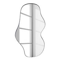 SPIEGEL - Schwarz - Schwarz, Holzwerkstoff/Metall (60/110/2.5cm) - home24