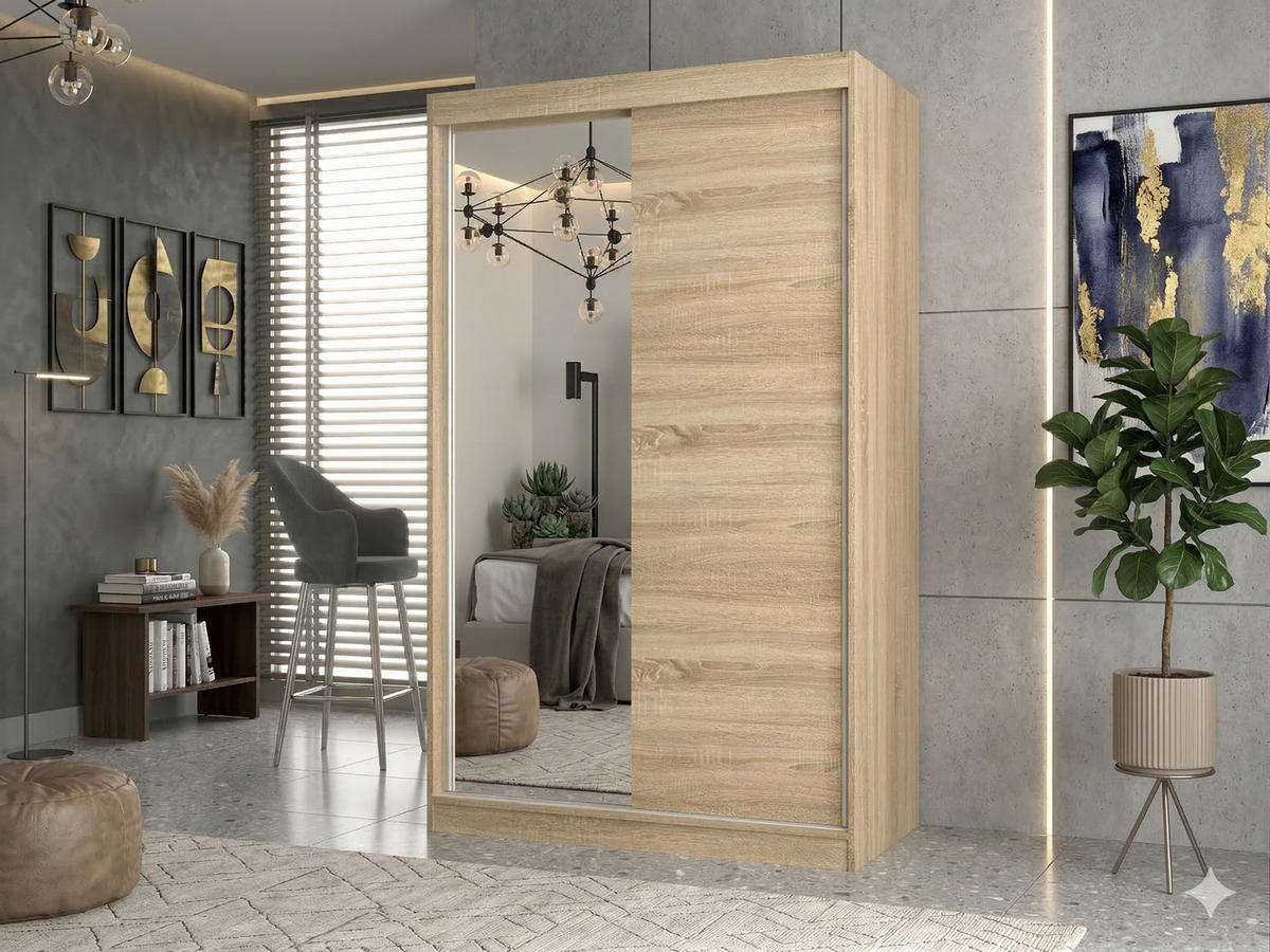 KLEIDERSCHRANK Sonoma 120/200/61 - Eiche Artisan, Holzwerkstoff (120/200/61cm) - RAUMHIRSCH FURNITURE