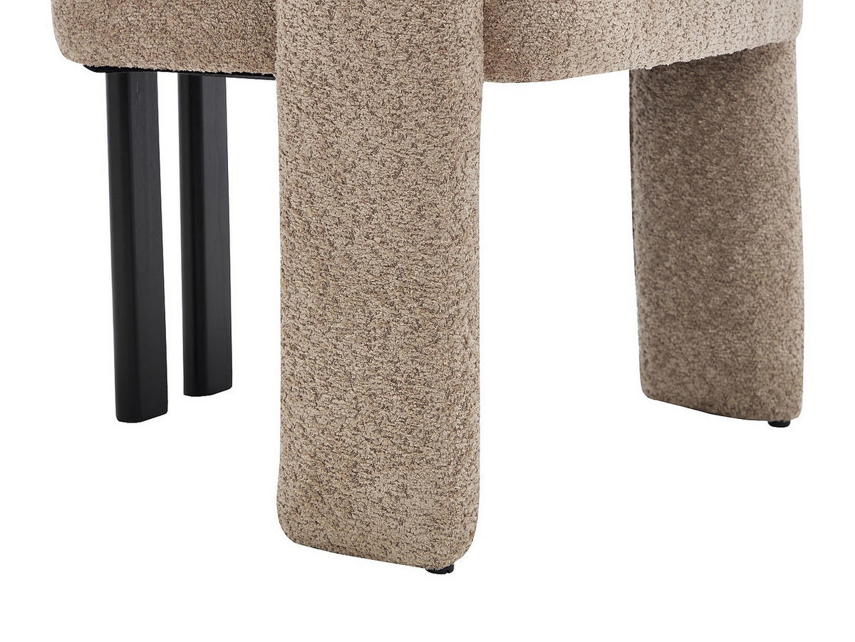 STUHL - 65 cm x 58 cm - holz - taupe Noreti - Taupe, Holz/Holzwerkstoff (65/79/58cm) - Vente-Unique
