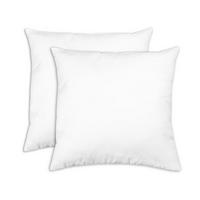 KISSEN, 2er-Set, 40x40 cm, 50% Polyester, 50% Baumwolle, Weiß - Weiß, Textil (40/40cm) - Zollner