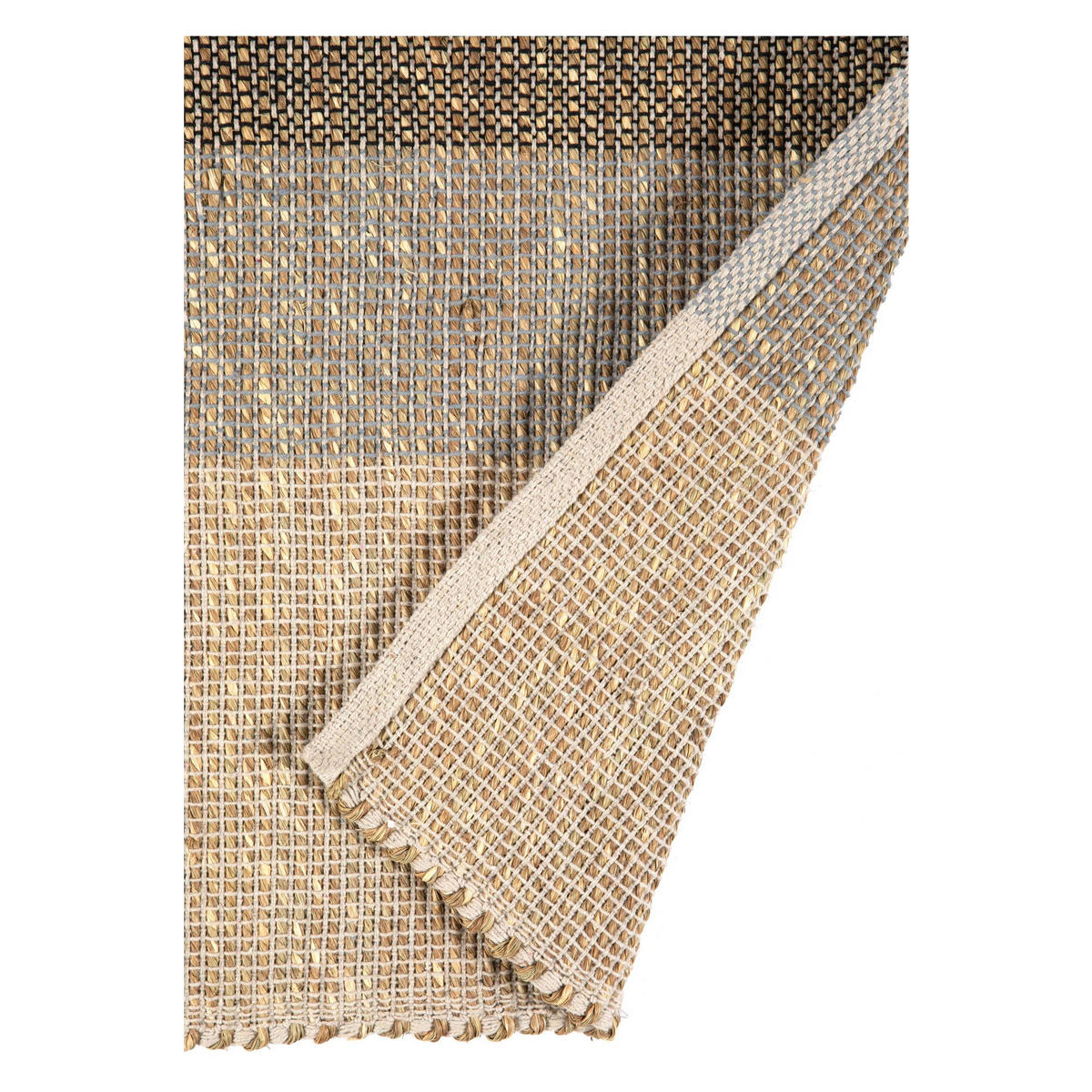 TEPPICH Karan carbonfarben 60 x 90 cm - Schwarz, Textil (60/90cm) - Vivaraise