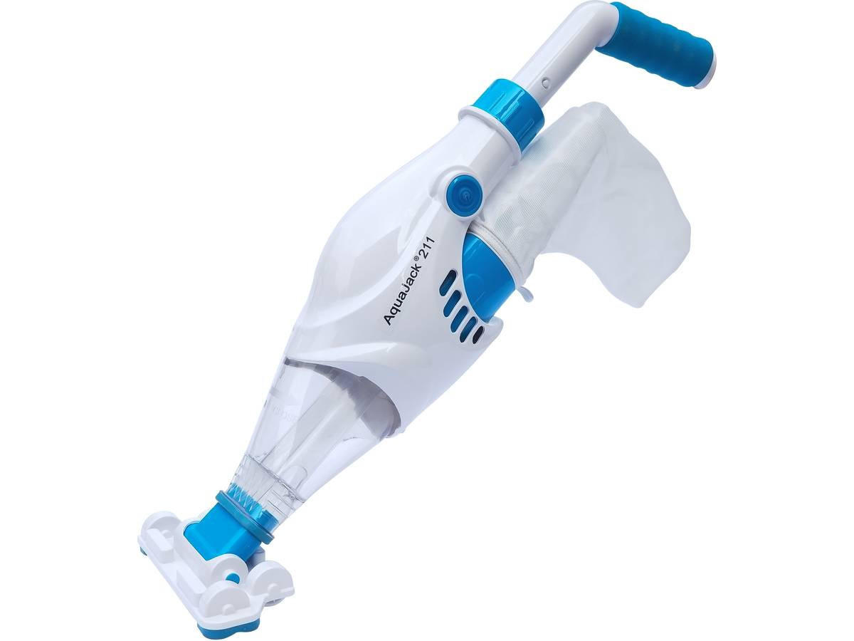 ELEKTRISCHER BODENREINIGER kiss pool weiss - Weiß, Kunststoff (64/20/17cm) - Habitat Garten