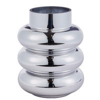 VASE Hoop - Silberfarben, Glas (20cm) - Butlers