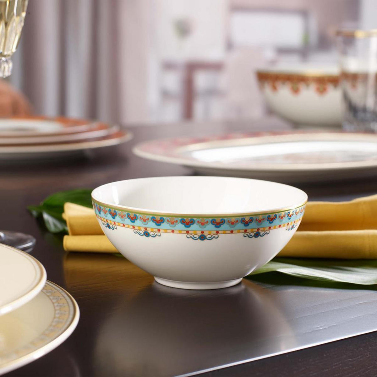 DESSERTSCHALEN Samarkand Aquamarin bunt ø 13 cm 6er Set - Multicolor, Keramik (13cm) - Villeroy & Boch