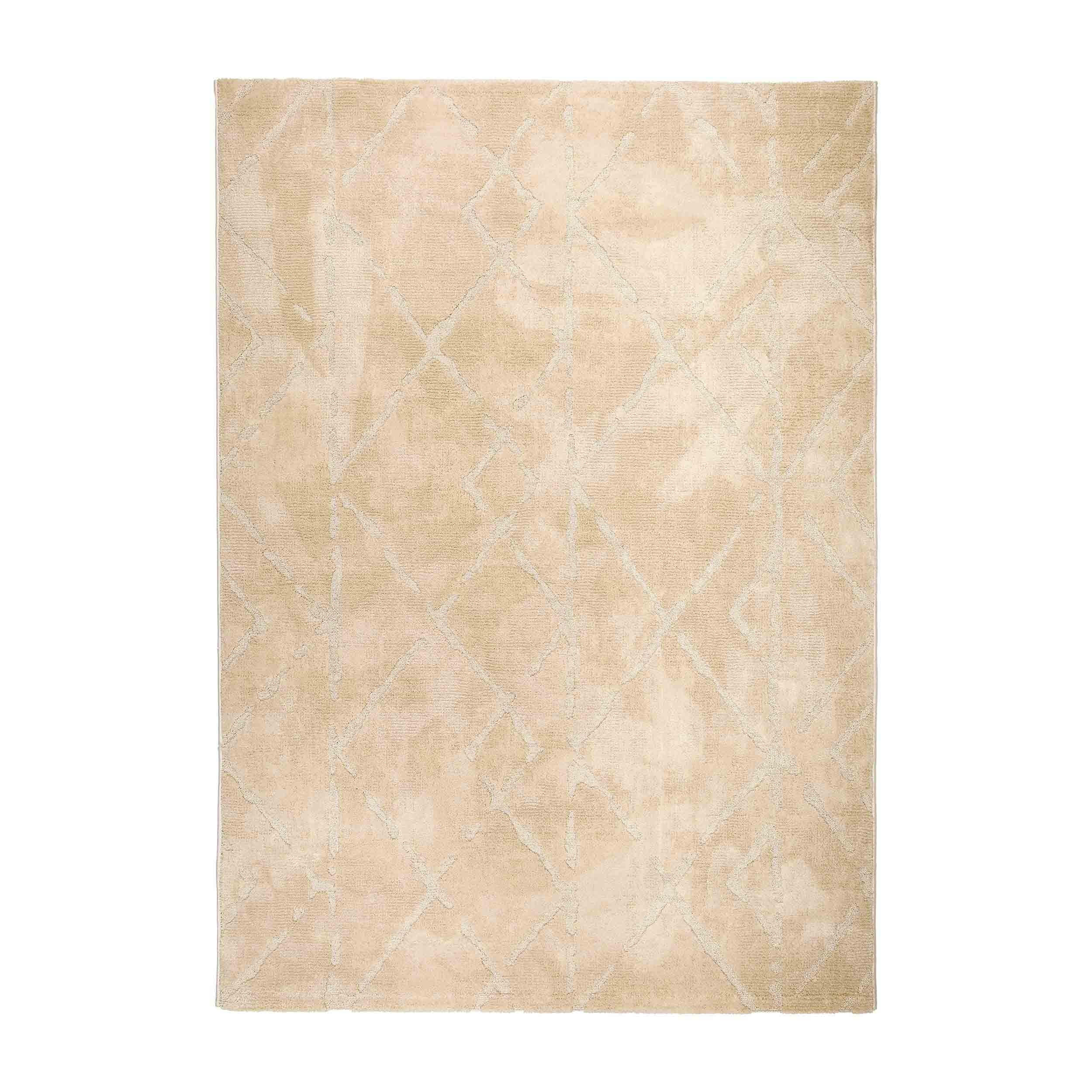 KURZFLORTEPPICH LOU - Creme, Textil (133/190cm) - Astra