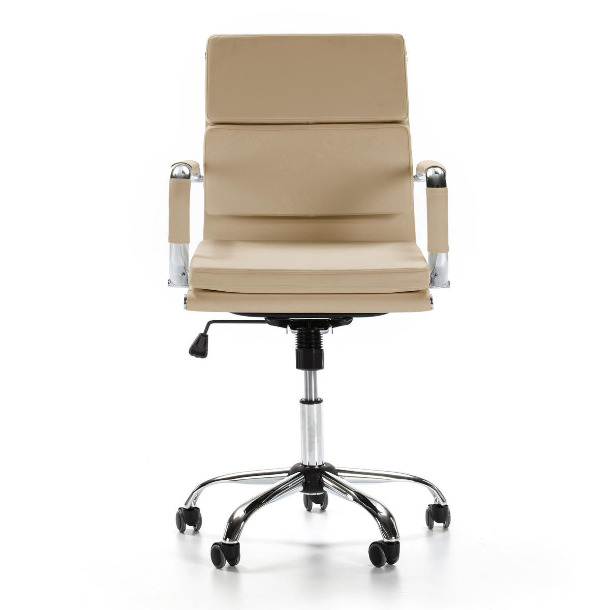 SCAUN ROTATIV Fenix cu funcție de pat, culoare taupe - taupe, blană (63/95/55cm) - VS Venta-stock
