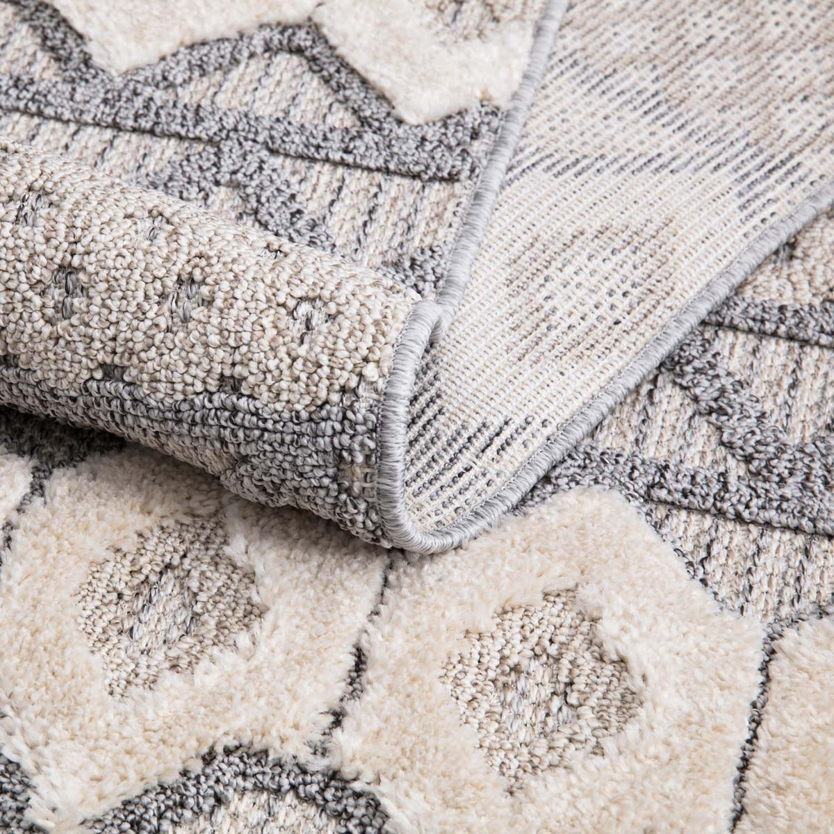 KURZFLOR-TEPPICH Valencia 728 Graublau 200x290 cm - Blau/Grau, Textil (200/290cm) - carpet city