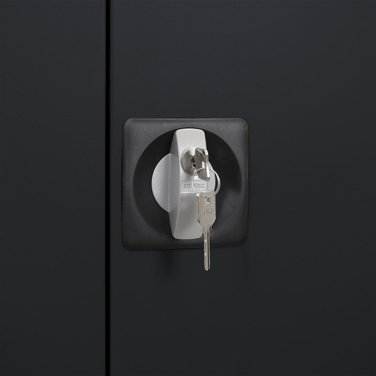 FLÜGELTÜRSCHRANK Owl mit 4 Fachboden 195x95x50cm Lichtgrau/Anthrazitgrau - Anthrazit, Metall (95/195/50cm) - PROREGAL