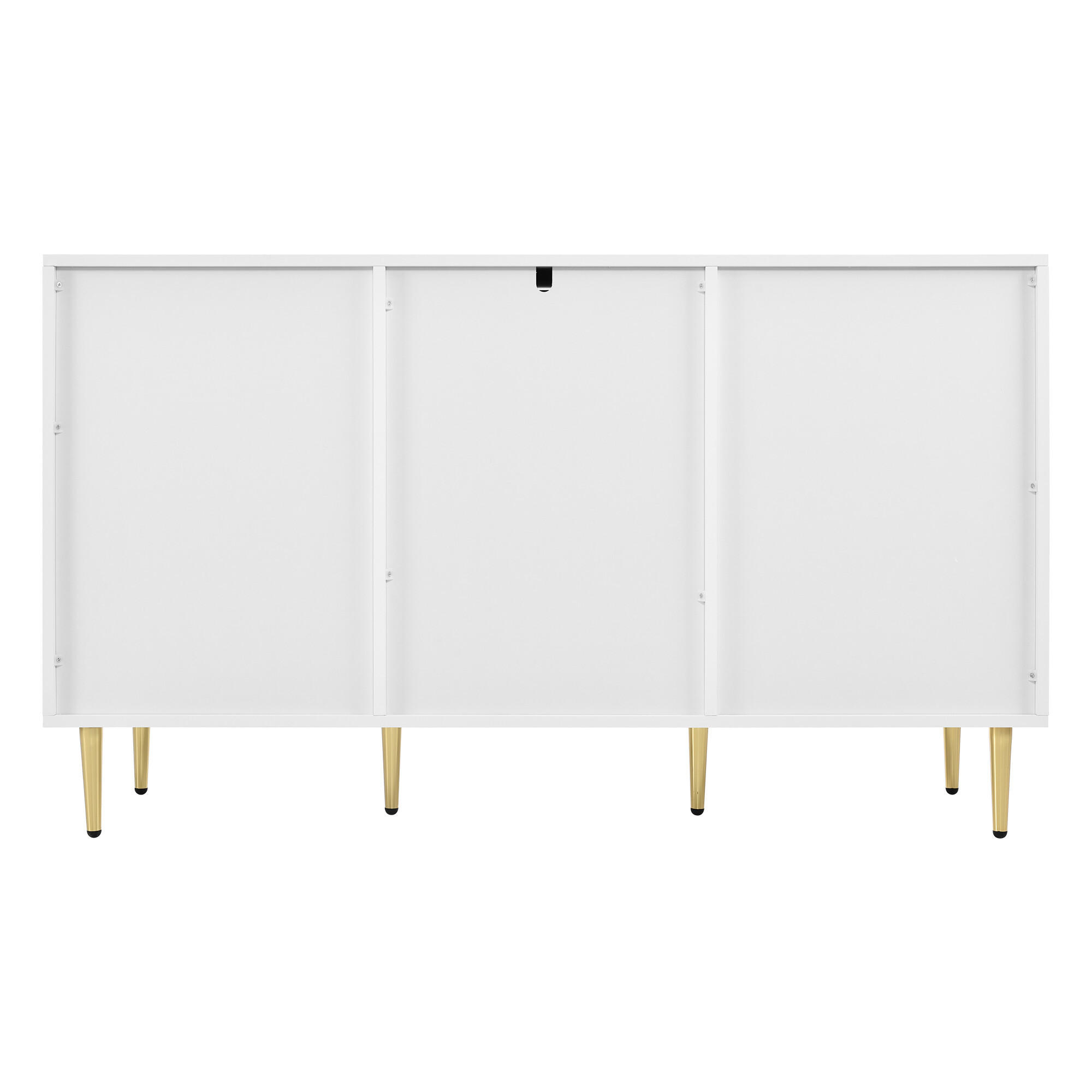 SIDEBOARD Weiß 127/45/75 cm - Weiß, Holzwerkstoff/Metall (45/75/127cm) - Urban Meuble
