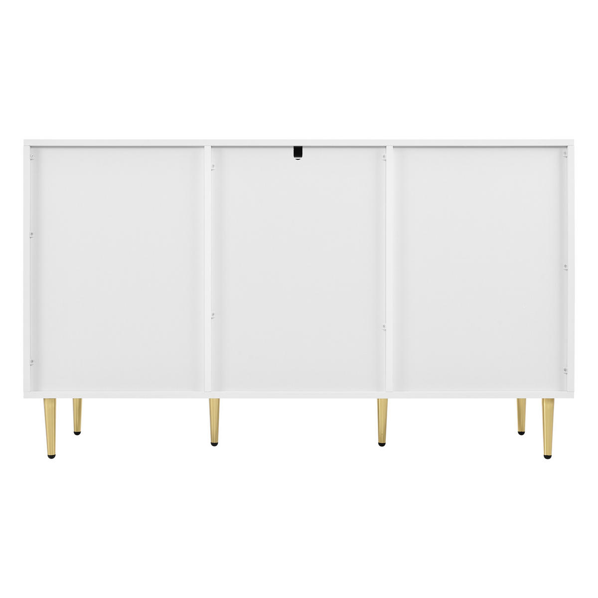 SIDEBOARD Weiß 127/45/75 cm - Weiß, Holzwerkstoff/Metall (45/75/127cm) - Urban Meuble