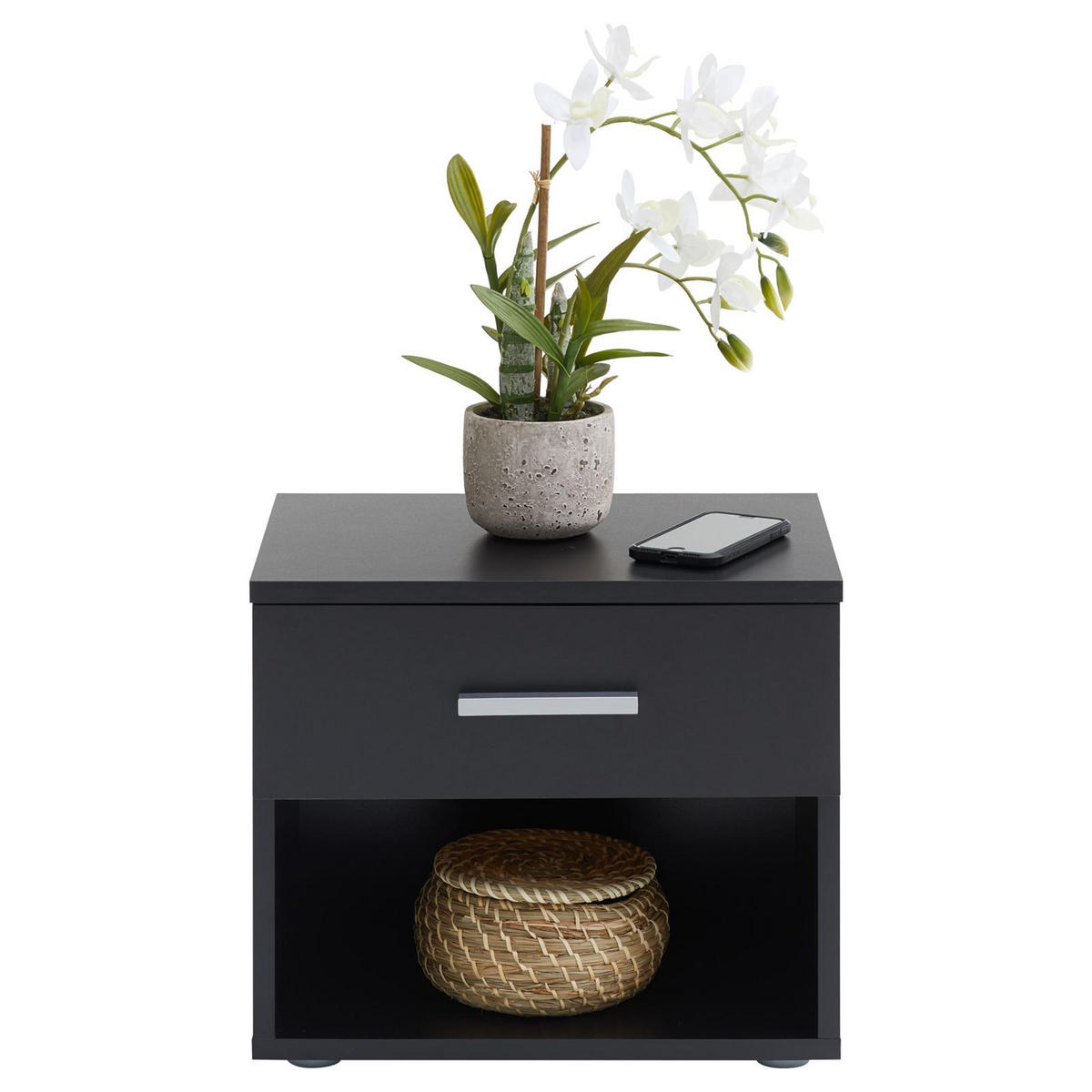 NACHTTISCH MARY schwarz - Schwarz, Holzwerkstoff (42/38/30cm) - CARO-Möbel